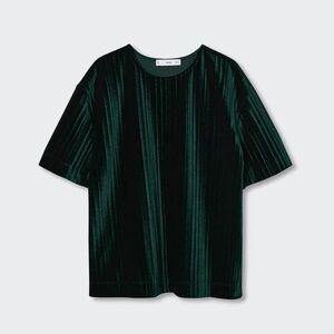 Mango velvet t-shirt